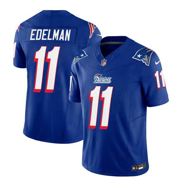 Men & Women & Youth New England Patriots #11 Julian Edelman Blue 2023 F.U.S.E. Vapor Limited Jersey->new england patriots->NFL Jersey